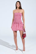 CENTRAL PARK GINGHAM MINI DRESS