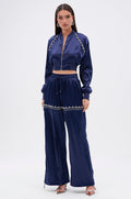 CALL BACK CUTOUT SATIN JOGGER